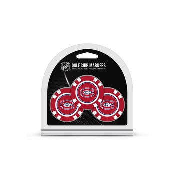 Montreal Canadiens Golf Chip with Marker 3 Pack