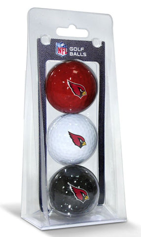 Arizona Cardinals 3 Pack of Golf Balls