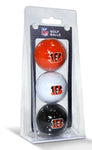 Cincinnati Bengals 3 Pack of Golf Balls