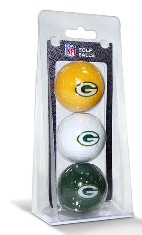 Green Bay Packers 3 Pack of Golf Balls