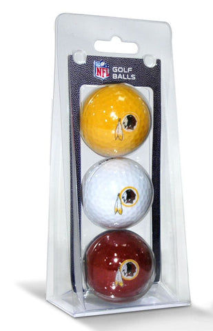 Washington Redskins 3 Pack of Golf Balls