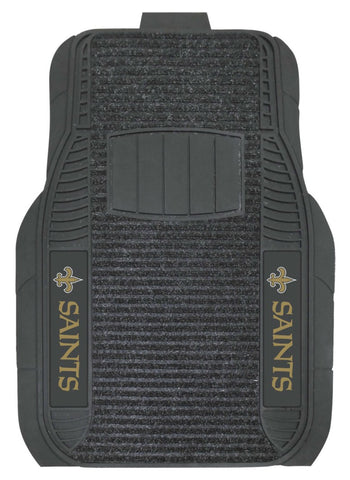 New Orleans Saints Car Mats Deluxe Set