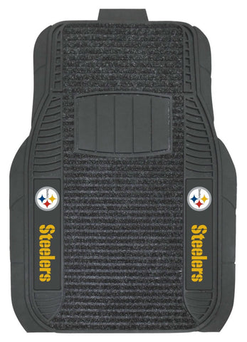 Pittsburgh Steelers Car Mats Deluxe Set