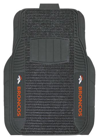 Denver Broncos Car Mats Deluxe Set