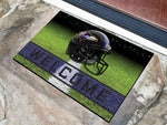 Baltimore Ravens Door Mat 18x30 Welcome Crumb Rubber