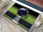Denver Broncos Door Mat 18x30 Welcome Crumb Rubber
