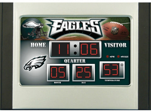 Philadelphia Eagles Scoreboard Desk & Alarm Clock