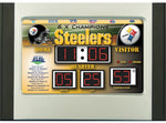 Pittsburgh Steelers Scoreboard Desk & Alarm Clock