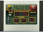 Green Bay Packers Scoreboard Desk & Alarm Clock