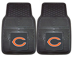 Chicago Bears Car Mats Heavy Duty 2 Piece Vinyl