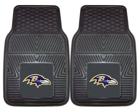 Baltimore Ravens Car Mats Heavy Duty 2 Piece Vinyl