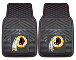 Washington Redskins Car Mats Heavy Duty 2 Piece Vinyl