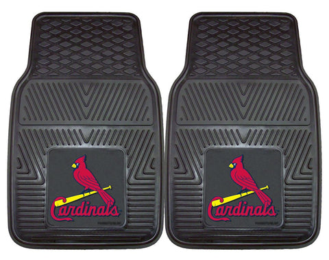 St. Louis Cardinals Heavy Duty 2-Piece Vinyl Car Mats