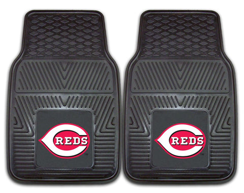 Cincinnati Reds Heavy Duty 2-Piece Vinyl Car Mats