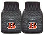 Cincinnati Bengals Car Mats Heavy Duty 2 Piece Vinyl