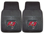 Tampa Bay Buccaneers Car Mats Heavy Duty 2 Piece Vinyl