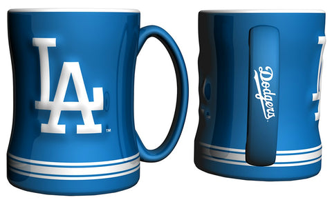 Los Angeles Dodgers Coffee Mug - 14oz Sculpted Relief