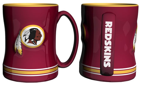 Washington Redskins Coffee Mug - 14oz Sculpted Relief
