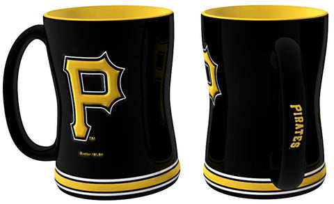 Pittsburgh Pirates Coffee Mug - 14oz Sculpted Relief