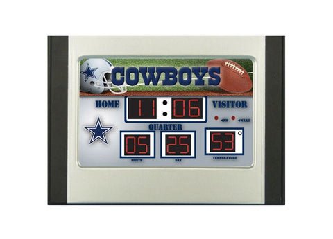 Dallas Cowboys Scoreboard Desk & Alarm Clock