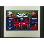 New England Patriots Scoreboard Desk & Alarm Clock