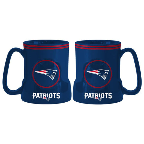 New England Patriots Coffee Mug - 18oz Game Time (New Handle)