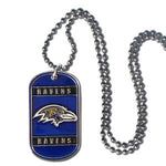 Baltimore Ravens Necklace Tag Style