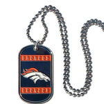 Denver Broncos Necklace Tag Style