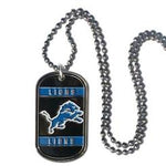 Detroit Lions Necklace Tag Style