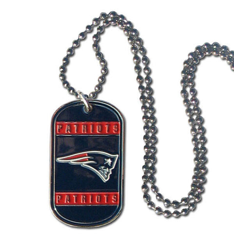 New England Patriots Necklace Tag Style