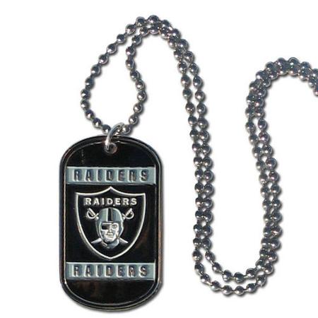 Oakland Raiders Necklace Tag Style