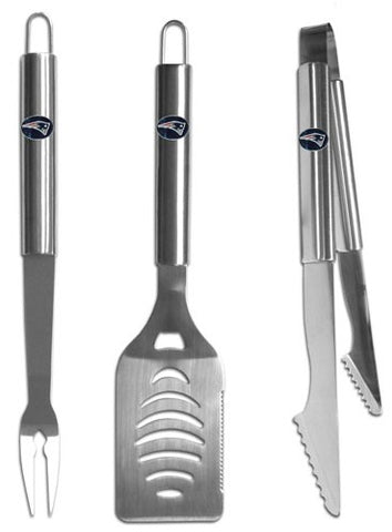 New England Patriots Grilling BBQ 3 Piece Utensil Set