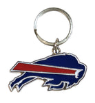 Buffalo Bills Chrome Logo Cut Keychain