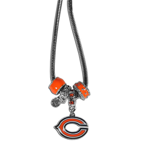Chicago Bears Necklace Euro Bead Style