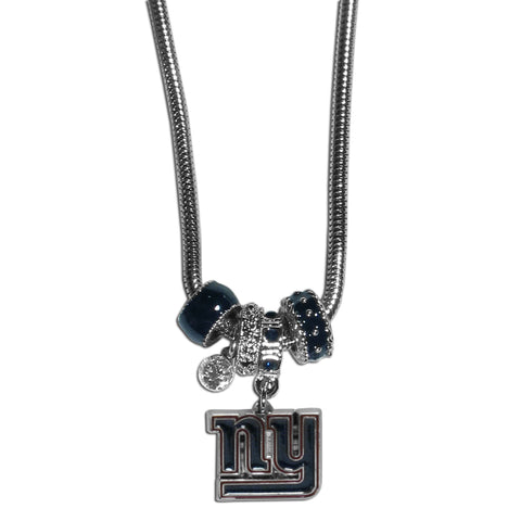 New York Giants Necklace Euro Bead Style