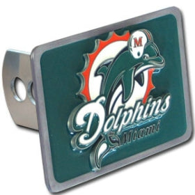 Miami Dolphins Trailer Hitch Cover