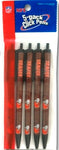 Cleveland Browns Pens Click Style 5 Pack