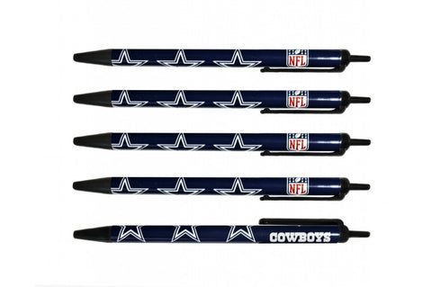 Dallas Cowboys Click Pens - 5 Pack