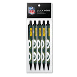 Green Bay Packers Click Pens - 5 Pack