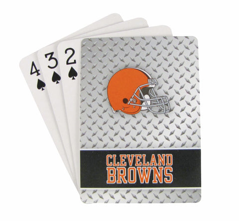Cleveland Browns Playing Cards - Diamond Plate
