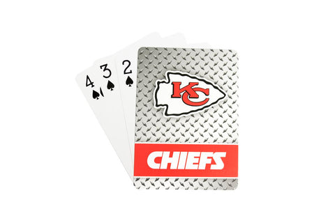 Kansas City Chiefs Playing Cards - Diamond Plate