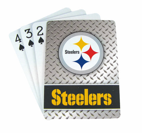 Pittsburgh Steelers Playing Cards - Diamond Plate