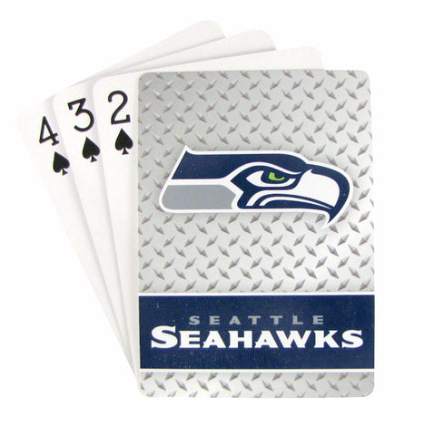 Seattle Seahawks Playing Cards - Diamond Plate