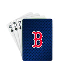 Boston Red Sox Playing Cards B Logo Design