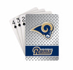 Los Angeles Rams Playing Cards - Diamond Plate