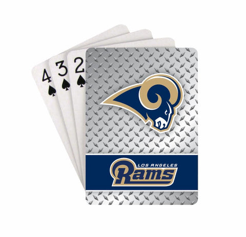 Los Angeles Rams Playing Cards - Diamond Plate