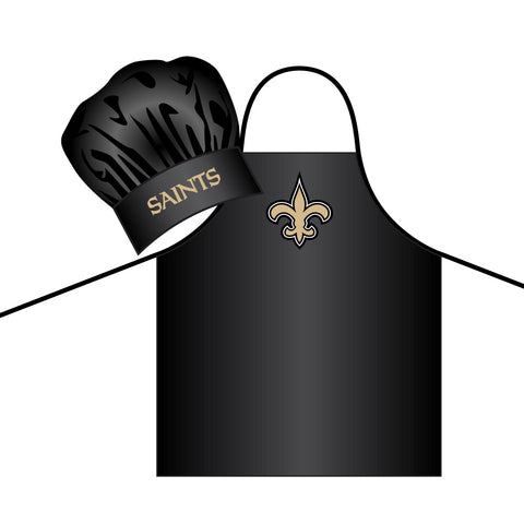 New Orleans Saints Apron and Chef Hat Set Alternate