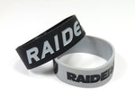 Oakland Raiders Bracelets 2 Pack Wide
