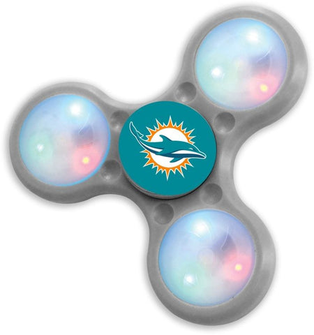 Miami Dolphins Spinners 3 Prong LED Style
