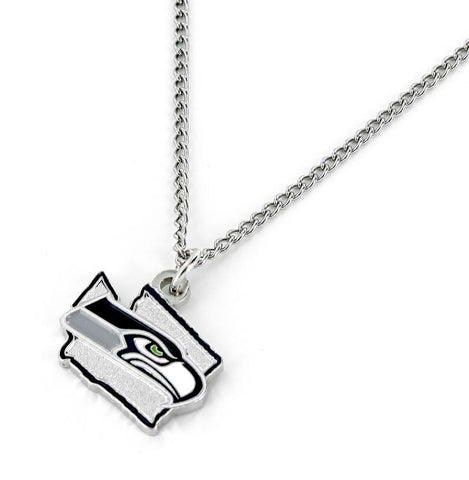 Seattle Seahawks Necklace State Design